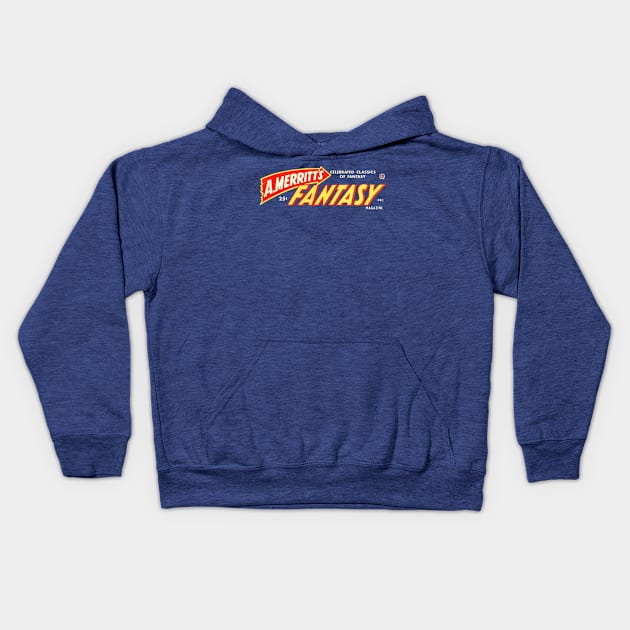 A. Merritt's Fantasy Magazine Kids Hoodie by MindsparkCreative